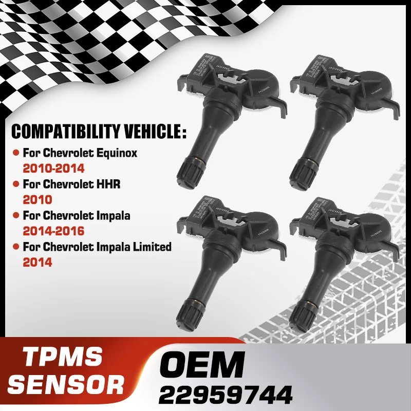 

For Chevrolet Equinox 2010-2014 Chevrolet HHR 2010 Chevrolet Impala 2014-2016 Chevrolet Impala Limited 2014 Tire Pressure Sensor