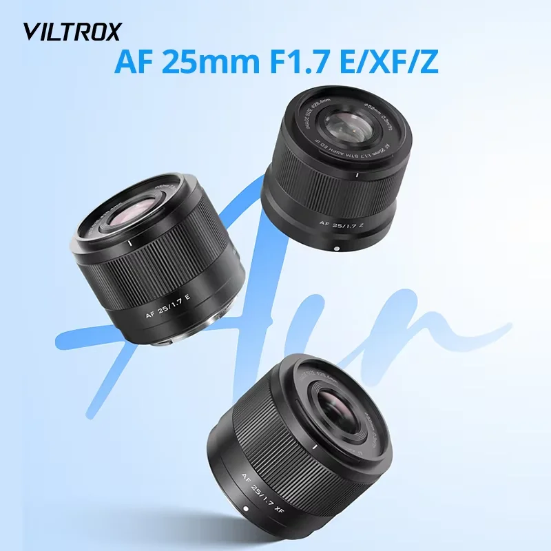 Viltrox AF 25 مللي متر F1.7 APS-C عدسة كاميرا زاوية واسعة فتحة كبيرة السيارات البؤري طول صورة الإنسان لسوني E فوجي XF نيكون Z جبل