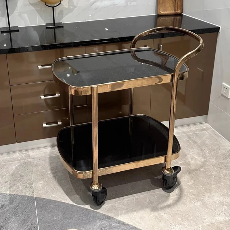 

Black Tea Utility Salon Trolley Storage Tools Makeup Bar Salon Trolley Tattoo Aesthetic Salon Accessories Beauty Beauty Furnitur