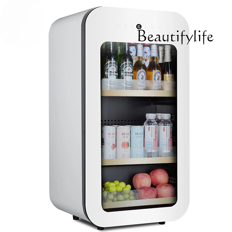 

Modern Minimalist Ice Bar Home Small Living Room Refrigerated Cabinet Office Drink Refrigerator