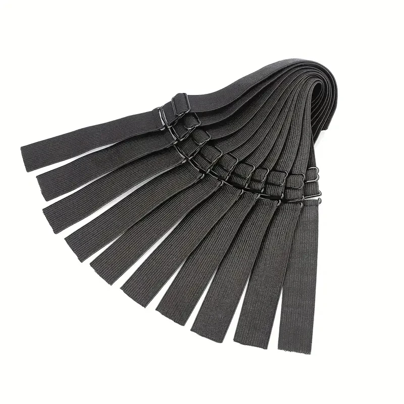 2/5/10Pcs 3Cm Width Wig Accessories Wig Fixed Material Black Adjustable Elastic Band For Wigs High-Elastic Sewing Elastic Ribbon