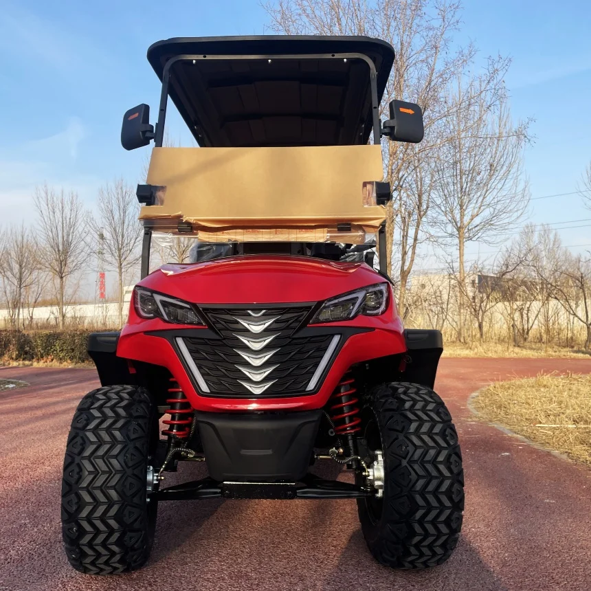 

Customized Wholesale Quality Assurance Golf Cart New Version 2 4 6 Seater Solar Panels Beach Resort Electric Golf Cart