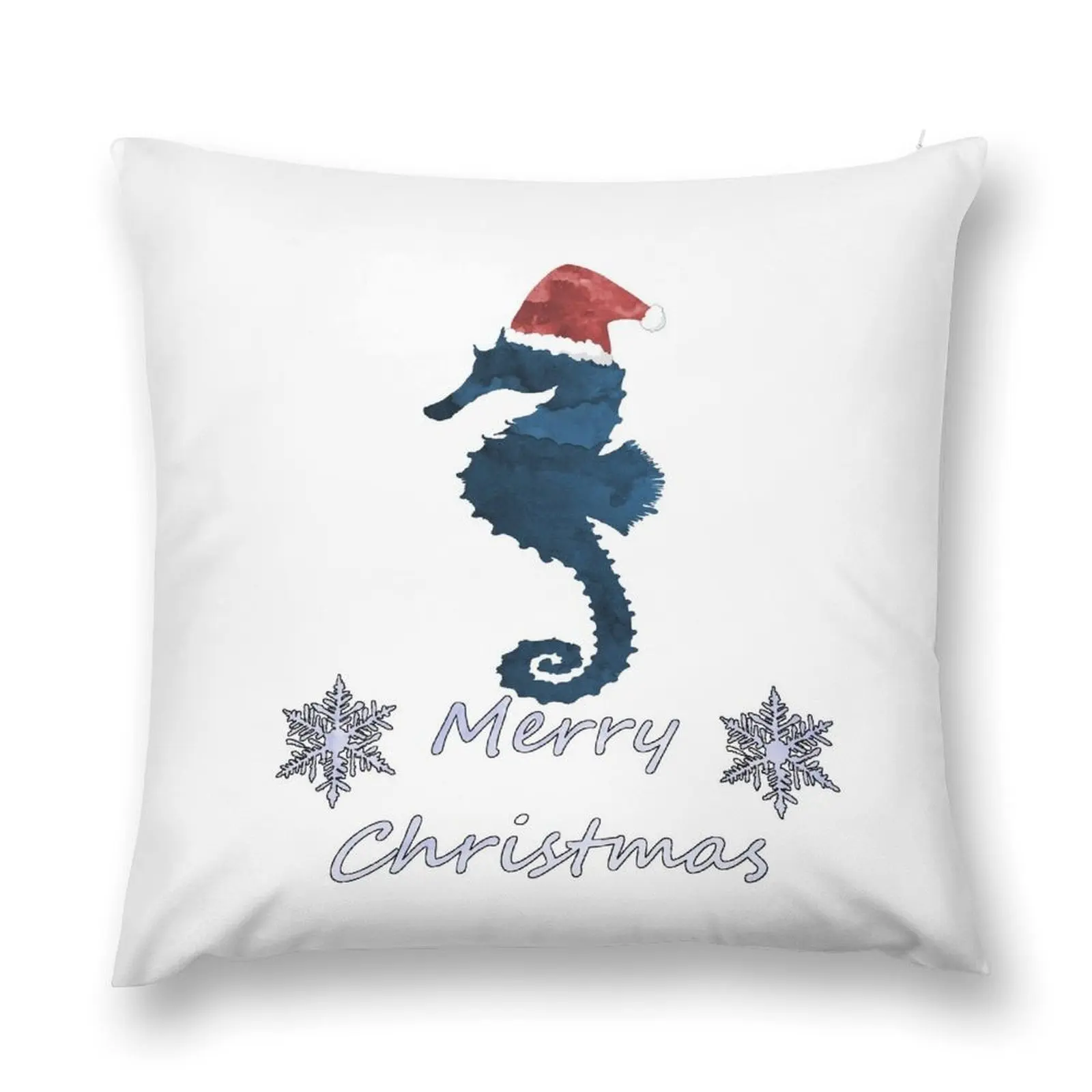 

Christmas Seahorse Throw Pillow christmas cushions covers christmas ornaments 2025 Sofa Cover pillow