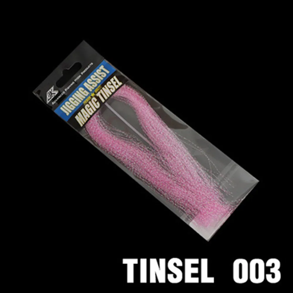 Holographic Tinsel For Fly Tying UV Glow Material Tinsel Pack Fly Tying Lure Decoration Stunning Salmon Steelhead Saltwater Flie