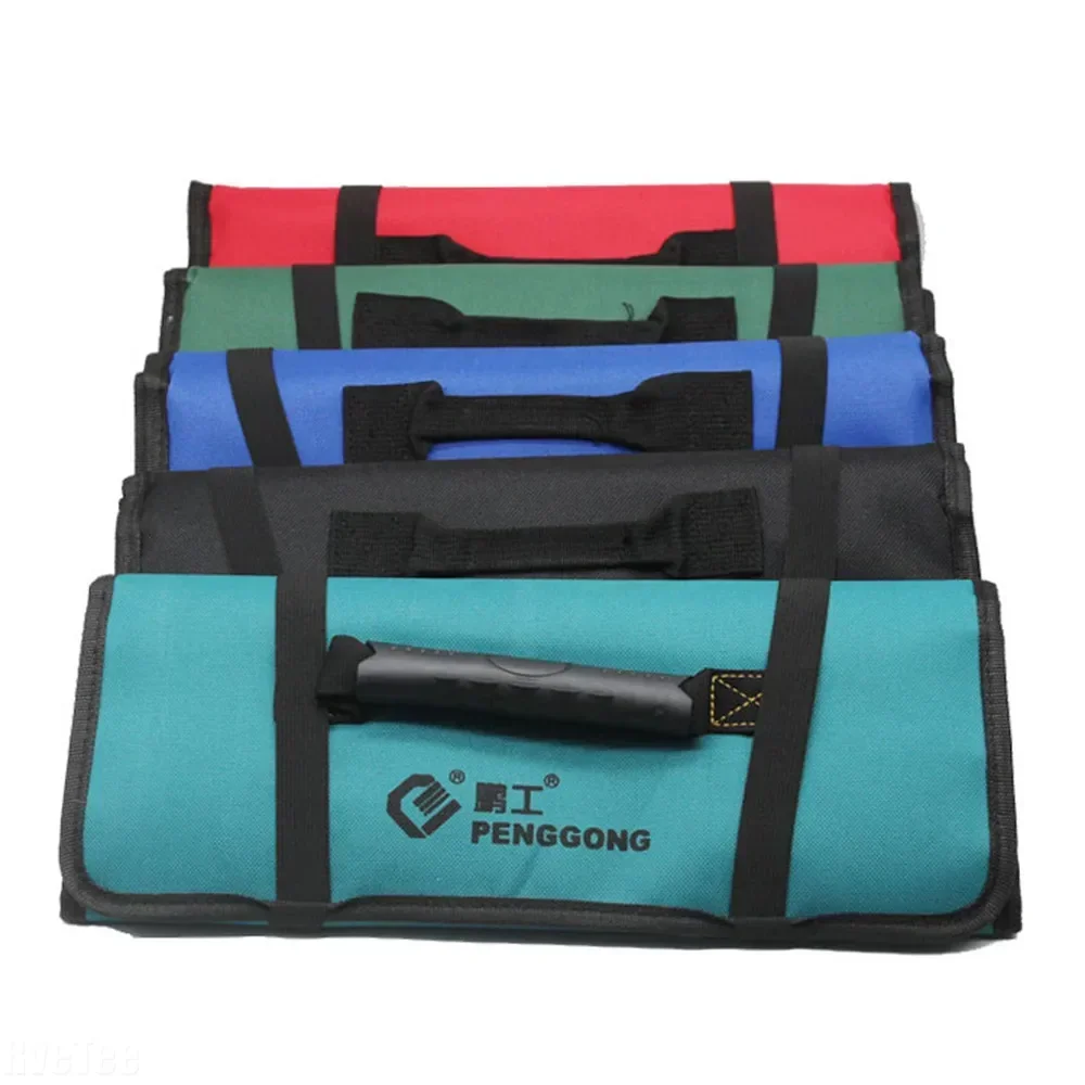

Multifunction Practical Tool Bags Carrying Handles Oxford Canvas Chisel Roll Bags For Tool 3 Colors New instrument Case