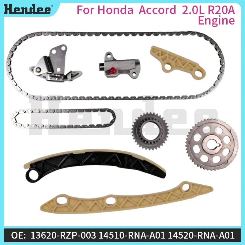 

Engine Timing Chain Kit for Honda Accord 2.0L R20A Engine,Automotive Parts OE:14401-RNA-A01 136L,13441-RZP-003 60L,14211-RNA-003