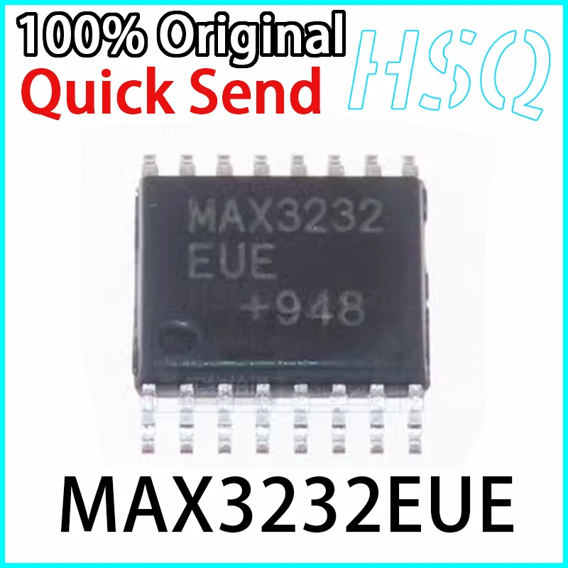 

1PCS Original MAX3232EUE+T MAX3232 Patch TSSOP-16 RS232 Transceiver IC Chip