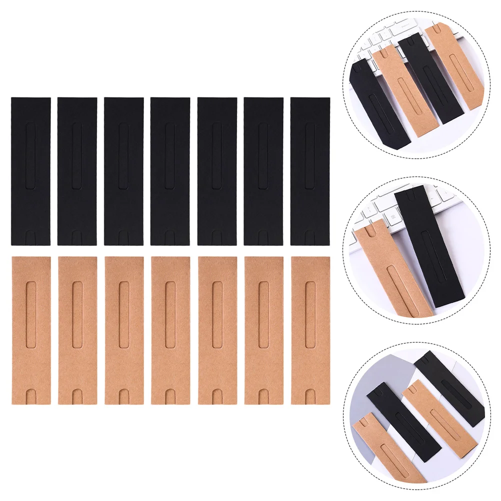 40 Pcs Notebook Pen Holder Pencil Bag Pot Sleeves Paper Kraft Pouch