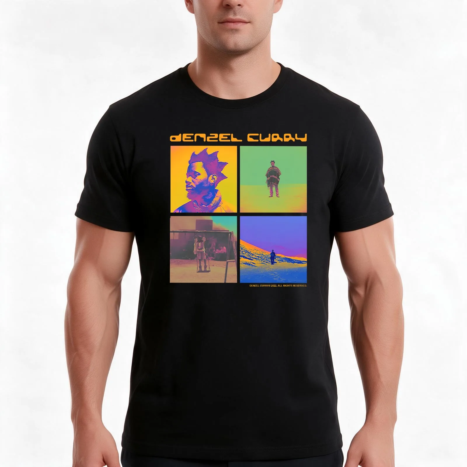 denzel curry T-Shirt Summer Casual Cotton Tee Oversized Streetwear Tops Vintage Graphic Print Loose Fit Short Sleeve