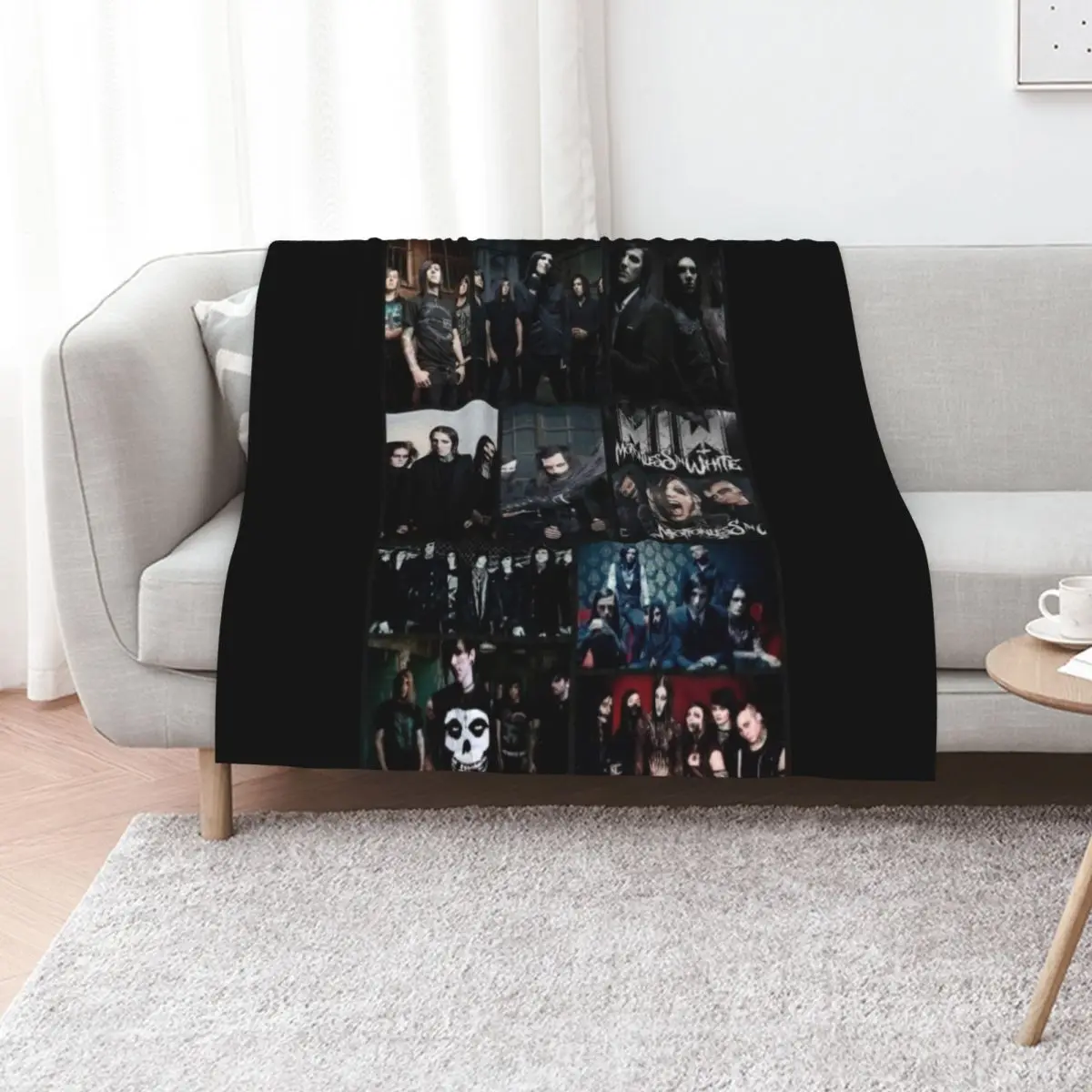 album motionless in white best selling Throw Blanket Thermal Camping Kid'S Hairy Luxury Throw Winter beds Blankets