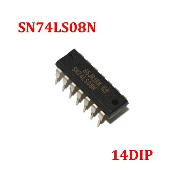 10 قطعة/100 قطعة SN74LS08N 74LS08 بوابة IC و 4CH 2-INP 14DIP 100% رقائق أصلية جديدة #1