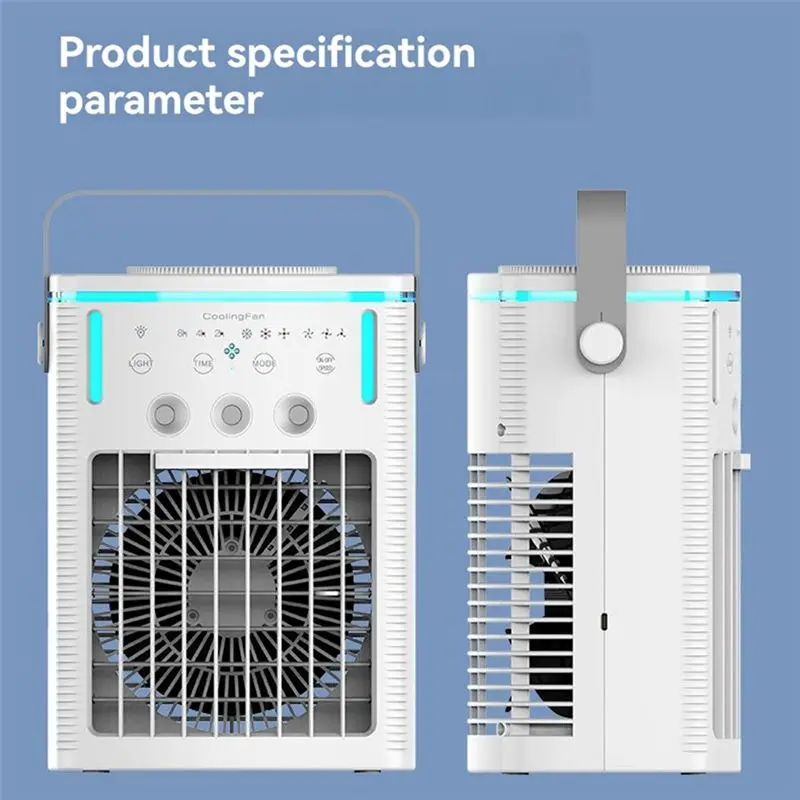 A005-Portable Desktop Cooling Fan Portable Refrigeration Cooler Fan Household Small Air Conditioning Fan