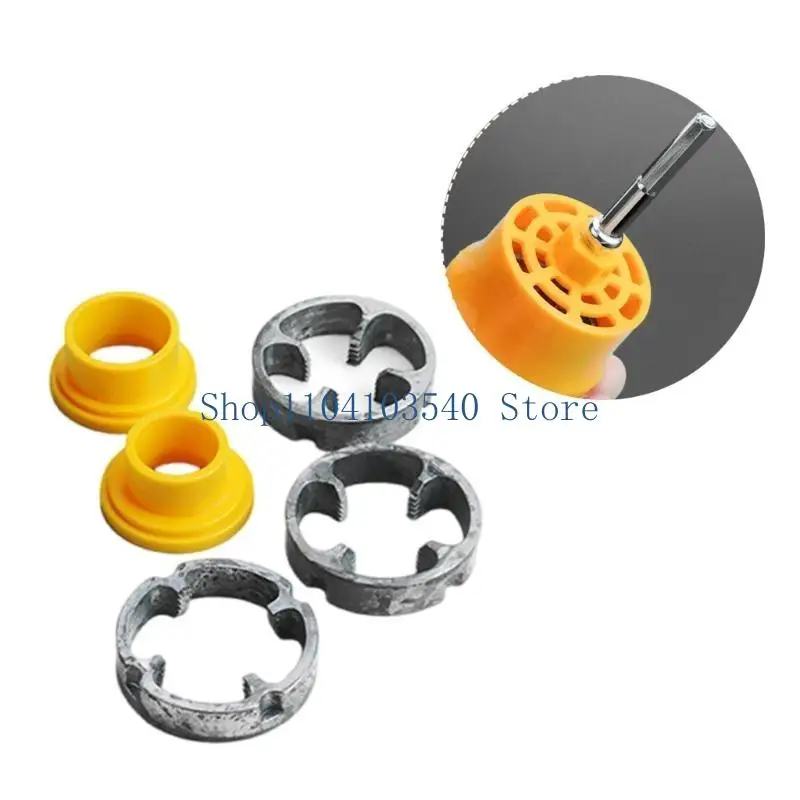 02DC Pipe Threader Kit Dies Pipe Threader Pipe Round Die Manual Plumbing Threading Repair Tool for Industrial Repair