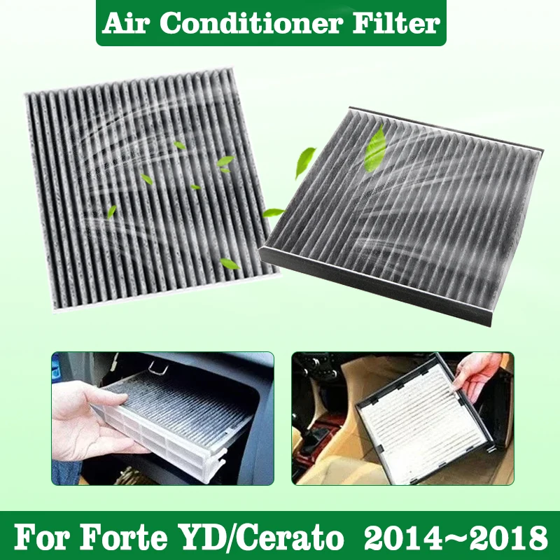 

for Kia Forte YD Kia Cerato Kia K3 Accessories 97133-2E210 2014 2015 2016 2017 2018 Activated Carbon Air Filter Auto Parts Tools