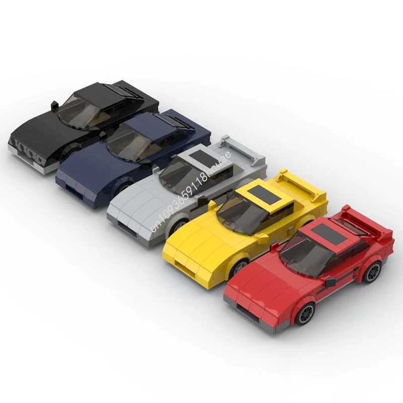 1323 個 MOC ポンティ フィエロ セット 5 色シティ チャンピオンズ スーパーカー モデルビルディングブロック DIY キッズアーキテクチャおもちゃクリスマスギフト