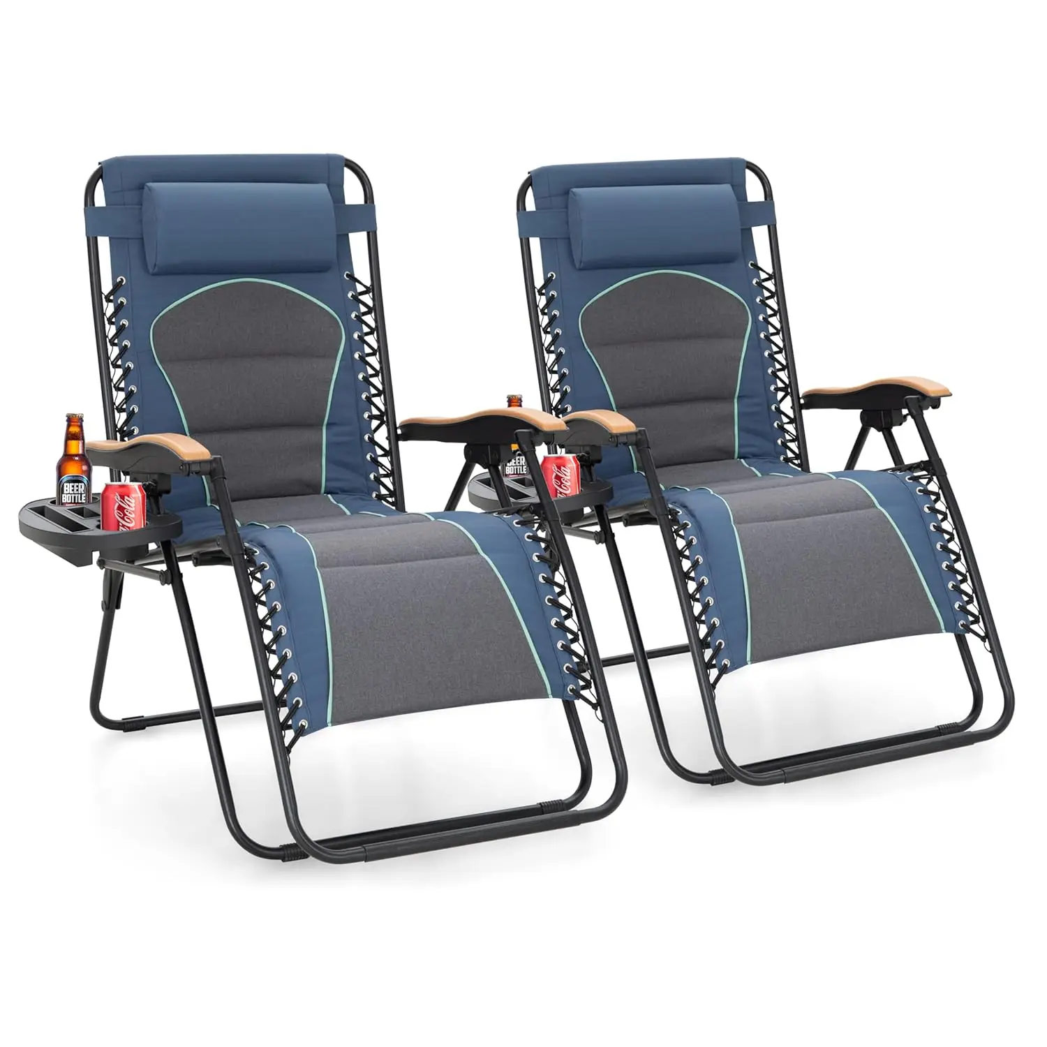 

Комплект из 2-х кресел-реклайнеров XXL Zero Gravity для улицы, с возможностью индивидуальной настройки