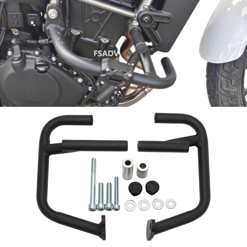 يصلح لكاواساكي مزيل 500 مزيل 500 2024 2025 دراجة نارية الملحقات الطريق السريع محرك الحرس تحطم بار واقي مصد السيارة