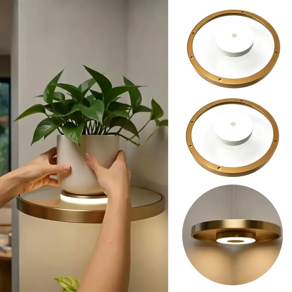 Magnetic Levitation Plant Pot Floating Air Bonsai Pot Magnetic Levitating Plant Pot with Led Light Floating Rotating Air Plant