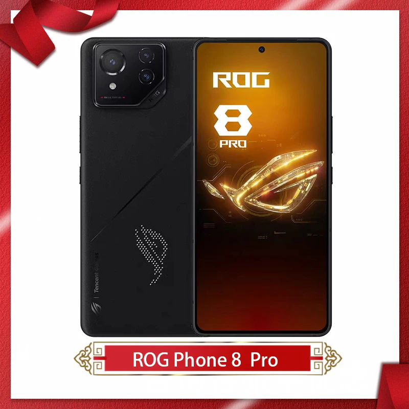 Global ROM ROG Phone 8 Pro 5G Cell Phone Snapdragon8 Gen3 6.78inch 165Hz AMOLED 5500mAh 65W Fast Charge