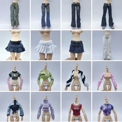 original monsters high school clothes pants skirt winxs club without body DIY Doll  huanlego girl Doll House Children Gifts