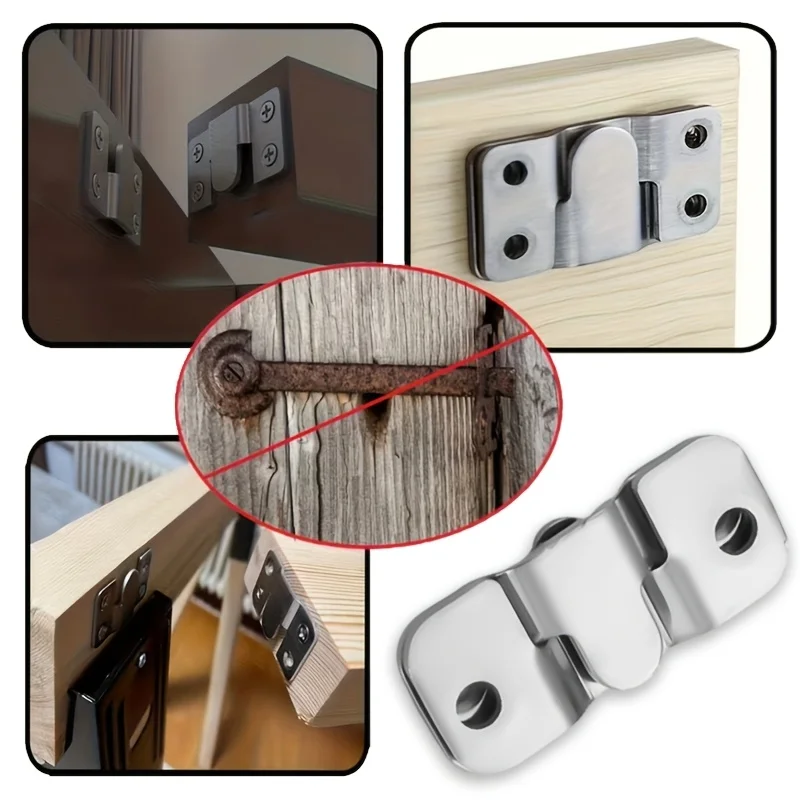 Stainless Steel Mountain Shaped Buckle Connector, Mountain Shaped Buckle Picture Frame, Mirror Frame Hanging Piece Hanging Code