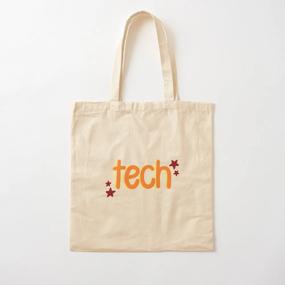 VA Tech Stars Tote Bag حقيبة تسوق بعجلات حقائب نسائية 2025 حقائب كبيرة الحجم حقائب بيئية