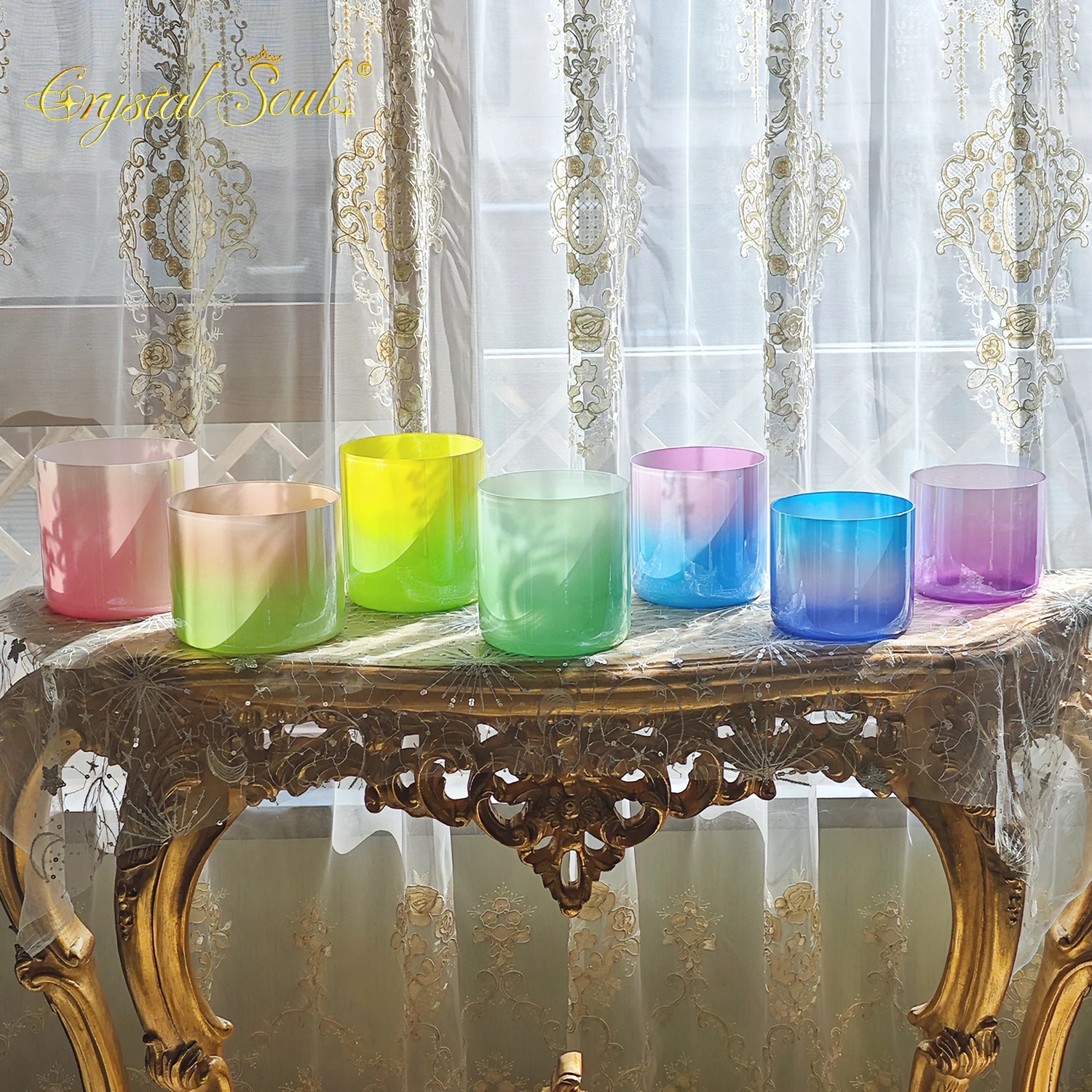 

Набор хрустальных поющих чаш Crystal Soul 2026 Classic Seven Chakras Harmony для гармонизации, от производителя, с возможностью индивидуального заказа