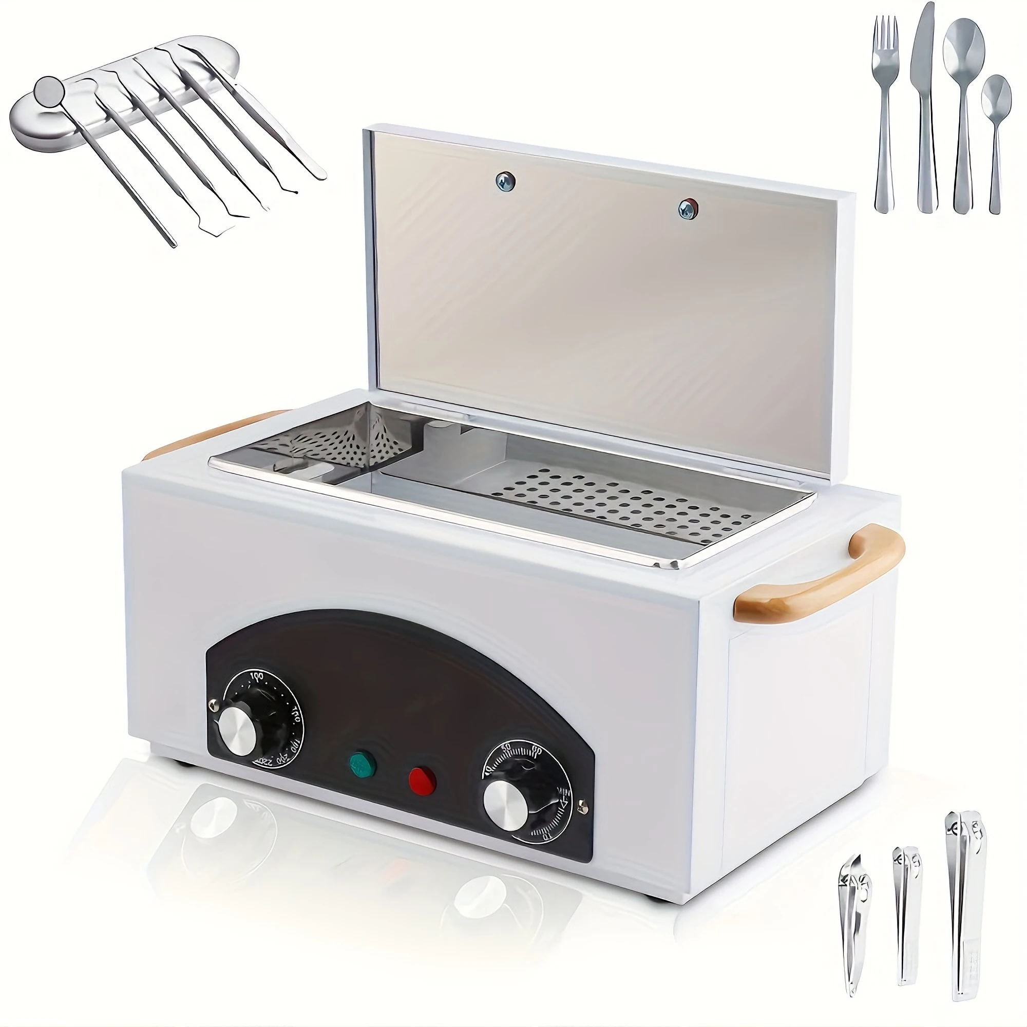 2230ML Armadio di disinfezione Strumento ad alta temperatura Forno di disinfezione Sterilizzazione a 360 gradi Strumento di forbici per unghie di bellezza