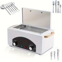 2230ML Disinfection Cabinet High Temperature Tool Disinfection Furnace 360 degree Sterilization Beauty Nail Scissors Tool