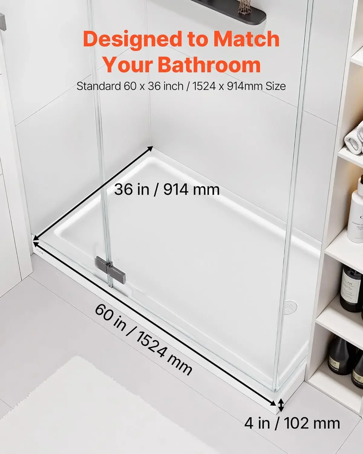 Shower Pan, 60