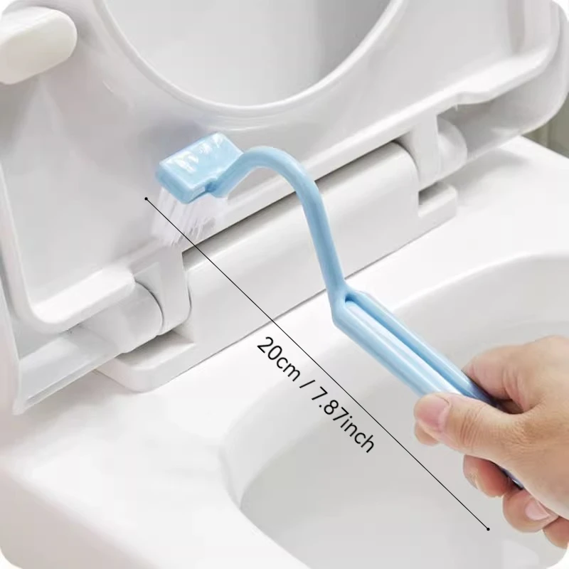 1/2/3PCS Curved Toilet Brush with Long Handle - Household Deep Cleaning Bathroom Accessory - Toilet Cleaning Brushes 5