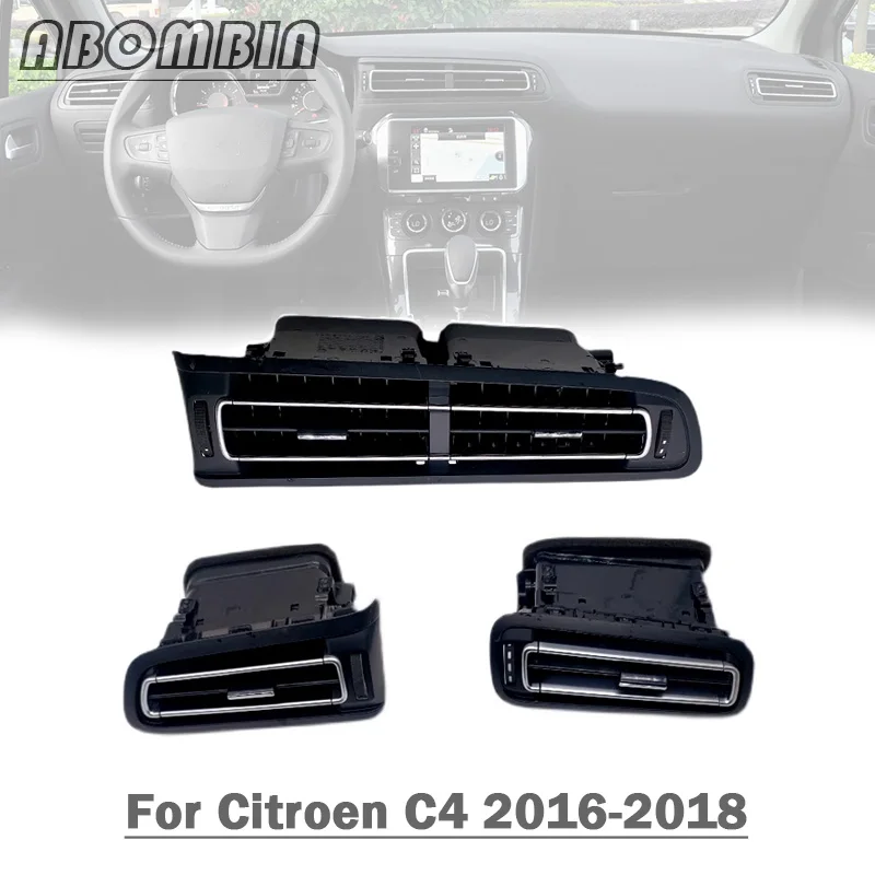 

Вентиляционное отверстие на приборной панели, решетка вентилятора для Citroen C4 2016 2017 2018