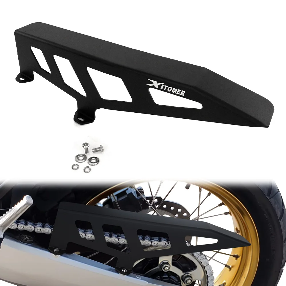 

Motorcycle Aluminum Chain Cover Decorative Guard Sprocket Protector Africa Twin CRF1000L CRF 1000L 2016-2019 2020 2021 For Honda