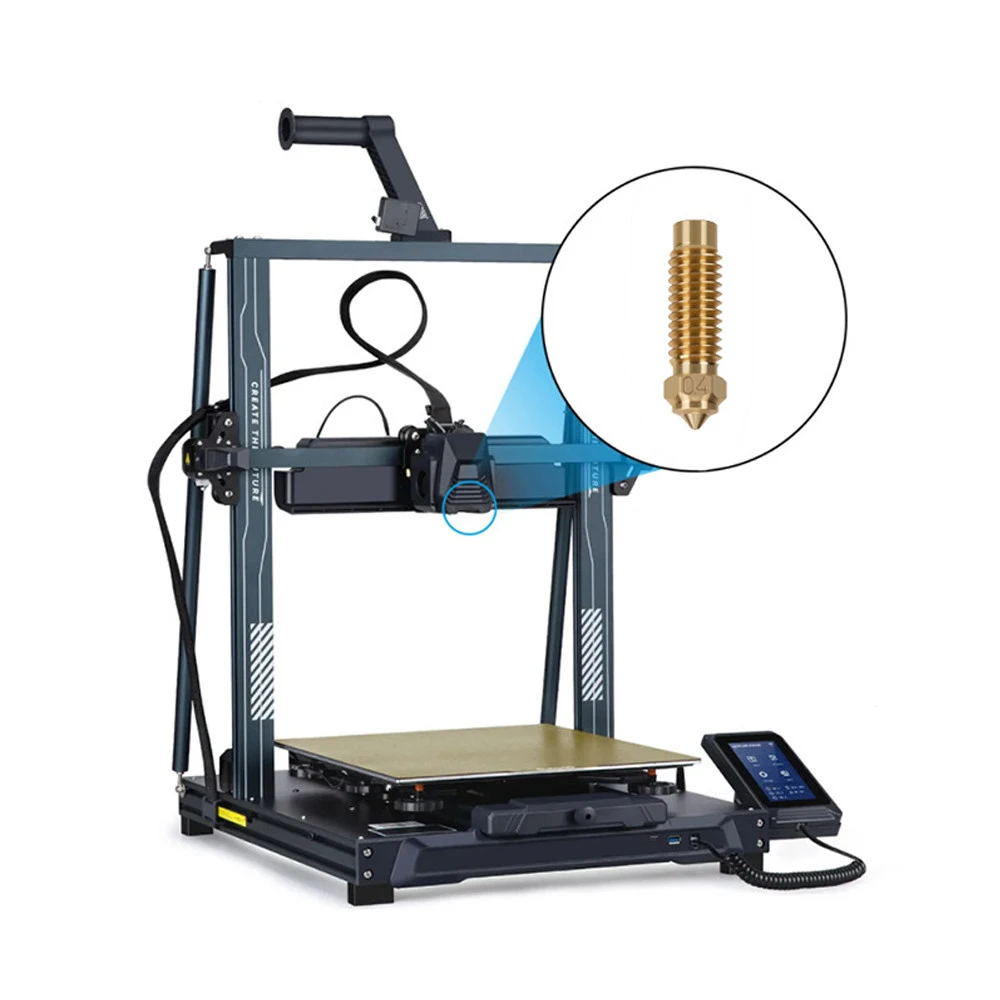Für Elegoo Neptune 4 Plus, 4 Max Düse 0,2/0,4/0,6/0,8/1,0mm Messingdüse 3D-Drucker Hotend Zubehör für Neptune 4 Max Düse – Detail 3
