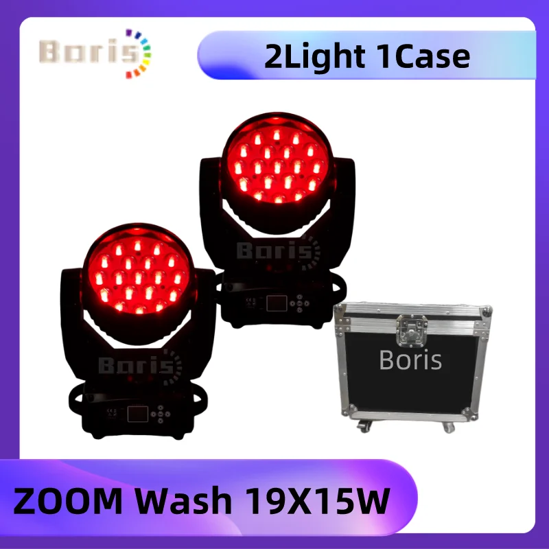 

Без налога, 2 шт., зум-стирка, 19x15 Вт, с кейсом для полета, лира, подвижная головка, зум-стирка, 19x15 Вт, rgbw, движущаяся головка, DJ, сцена, свадебный банкет