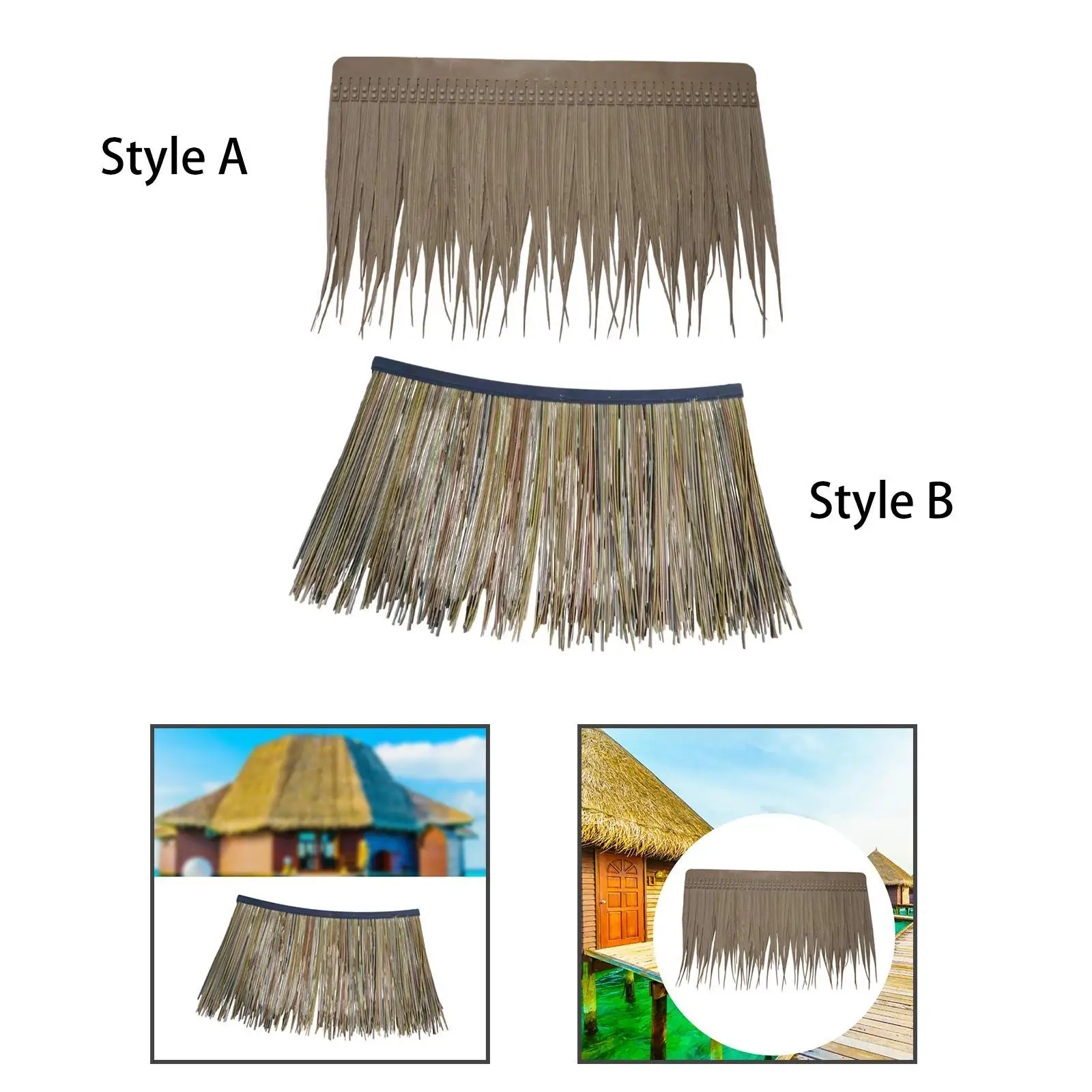 Mexican Thatch Roof Shade Accessories Garden Decor Patio Umbrella Cover Mini Bar Roof Thatch Tile Thatch Roofing for Bar Tiki