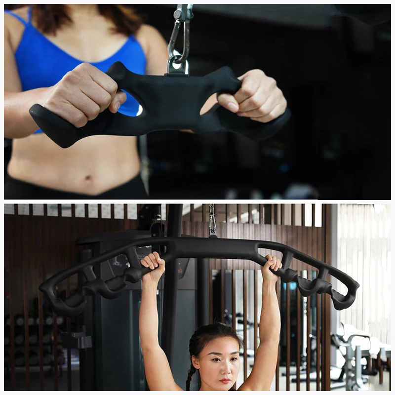 Barra de polea alta con agarre ergonómico para entrenamiento espalda - imagen 3