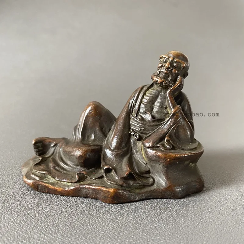 

Антикварная твердая бумага Damo Jingsi, вес, бумага под давлением, чайные украшения, чайный столик, статуя Будды, украшения для учебы, ручные детали