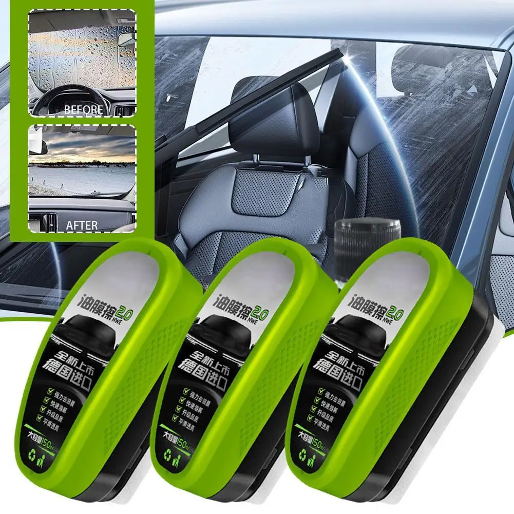 

1/3/5 шт. очиститель стекла, средство для удаления масляной пленки, автомобильное средство для ухода за стеклом, губка для чистки стекла, щетка для окон