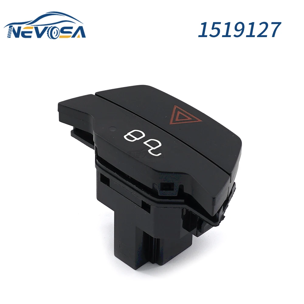 NEVOSA 1519127 Hazard Warning Light Button Lock Unlock Switch For Ford B-MAX C-MAX Ecosport Fiesta Focus Kuga Transit 2008-2019