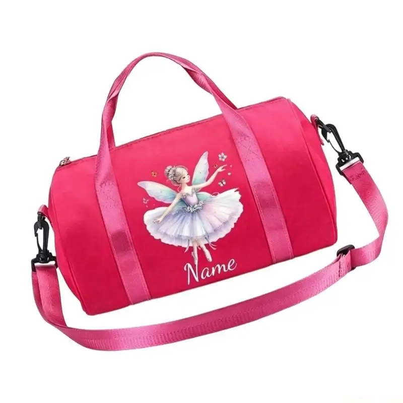 U2JB Portable Gym Sacks Elastic Nylon Texture Perfect for Yogas or Latin Dancing