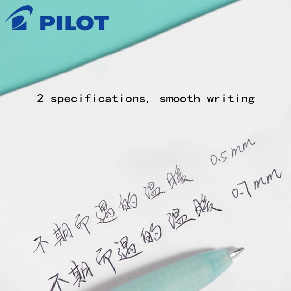 1PC Japan Pilot Ballpoint Pen BSGK-10EFOP Press Type Gel Pen Soft Rubber Anti Slip Pen Holder Office Supplies Back To School