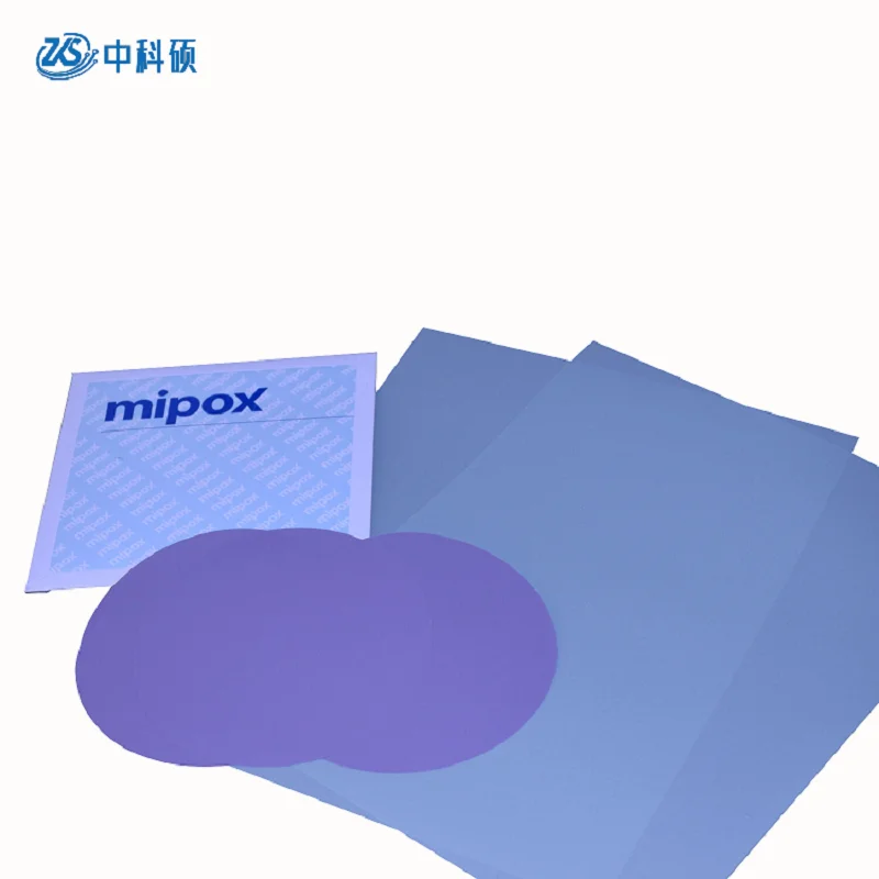 MIPOX D1-KT Diamond Abrasive Paper 1um Optical Fiber sanding paper 1 Micron 127mm Polishing Film 5 Inch Grinding Paper 20Pcs