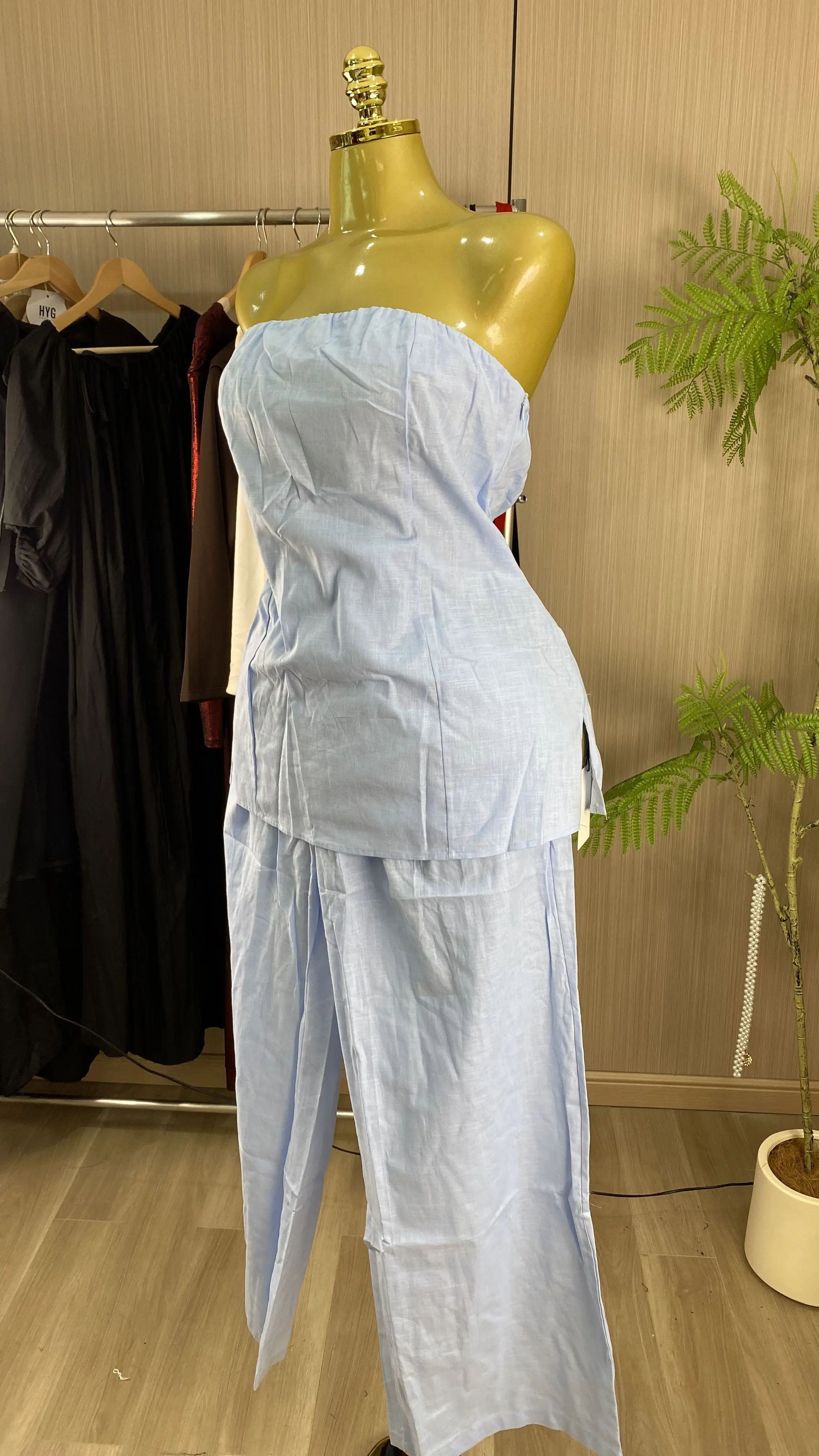 Elegant Summer Maxi Dress with Solid Design (No Letter Prints) – Seasonal Wholesale Women's Dress for 2026-GZXX1013