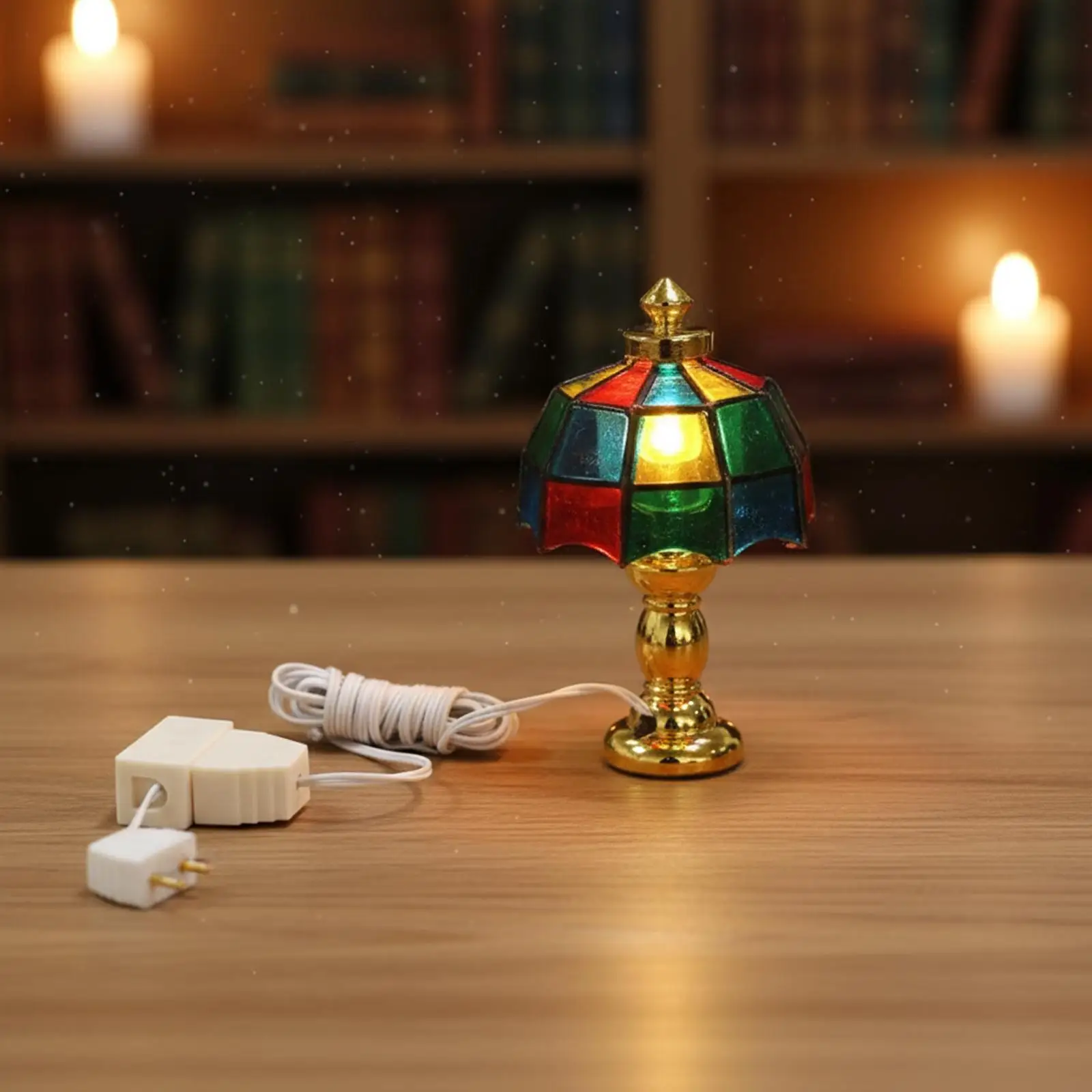 4 Pieces 1/12 Scale Socket Connection Line, Doll Accessories Decoration for Home Bedroom Ornaments