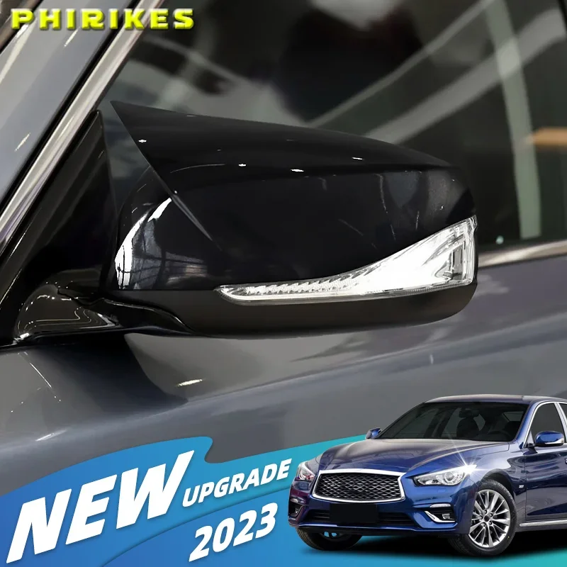 

Wing Side Mirror Cover Rearview Mirror Cap Fit For Infiniti QX30 Q50S Q50 Q60 Q70 Car Accessories Modified Part