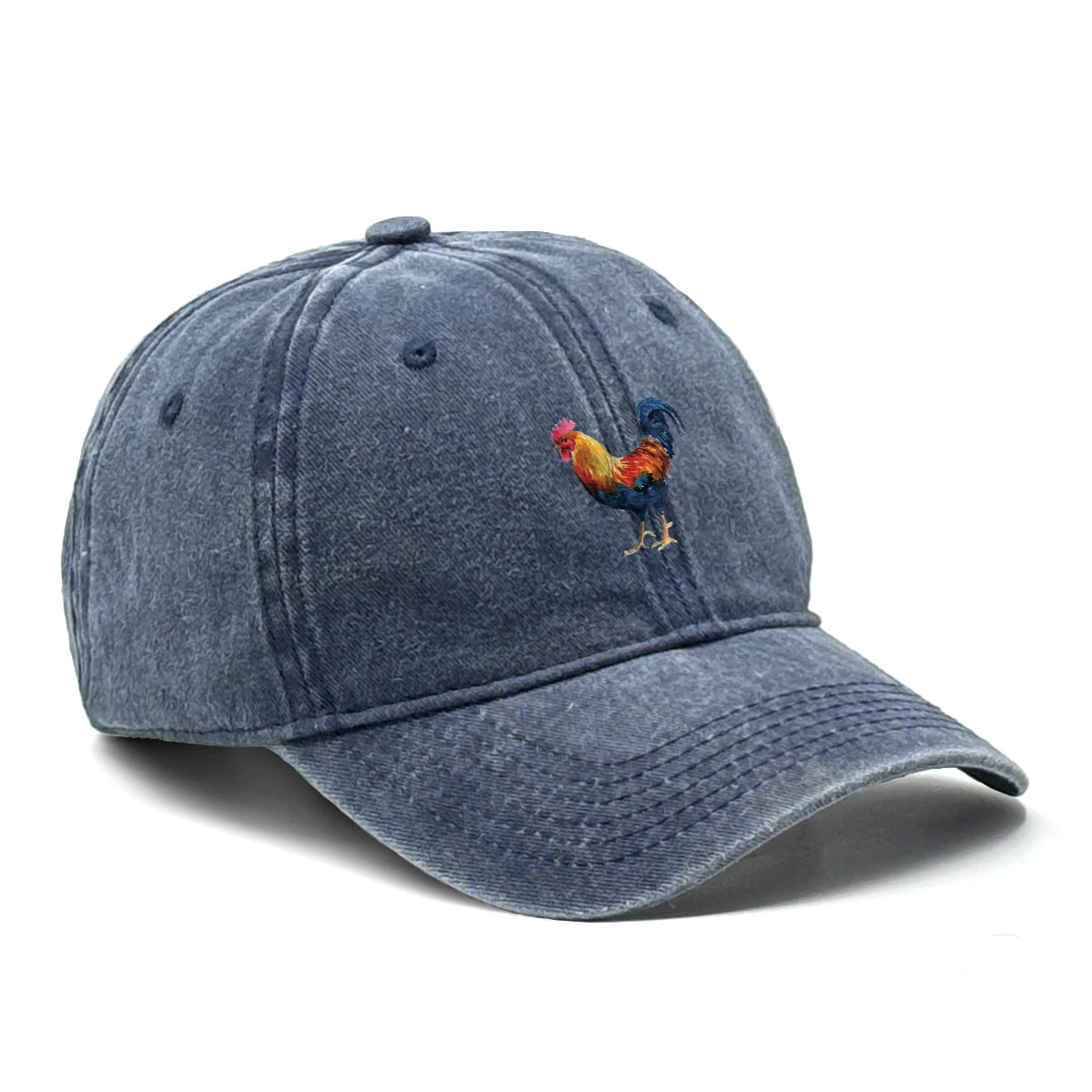 Lifelike Rooster Print Snapback Baseball Cap Dad Hat Leisure Solid Sun Protective Adjustable Baseball Hat For Men Women