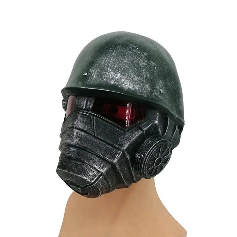 2025 nowa maska ​​Halloween Doomguy przebranie na karnawał rekwizyty futurystyczny żołnierz maska ​​na całą głowę dla mężczyzn Cosplay