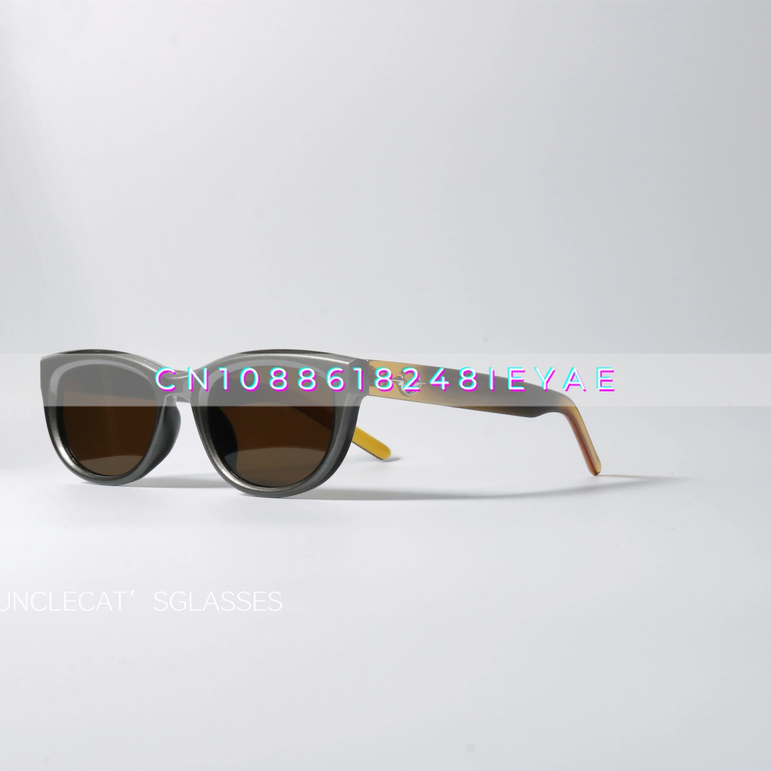 Gradual Change Color Frame Planet Element Sunglasses Uv400 Anti-ultraviolet Advanced Sense Sunglasses