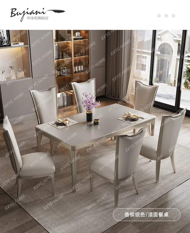 

Luxury Chairs Dining Table Kitchen Restaurant Marble Living Room Dining Table Lounge High
